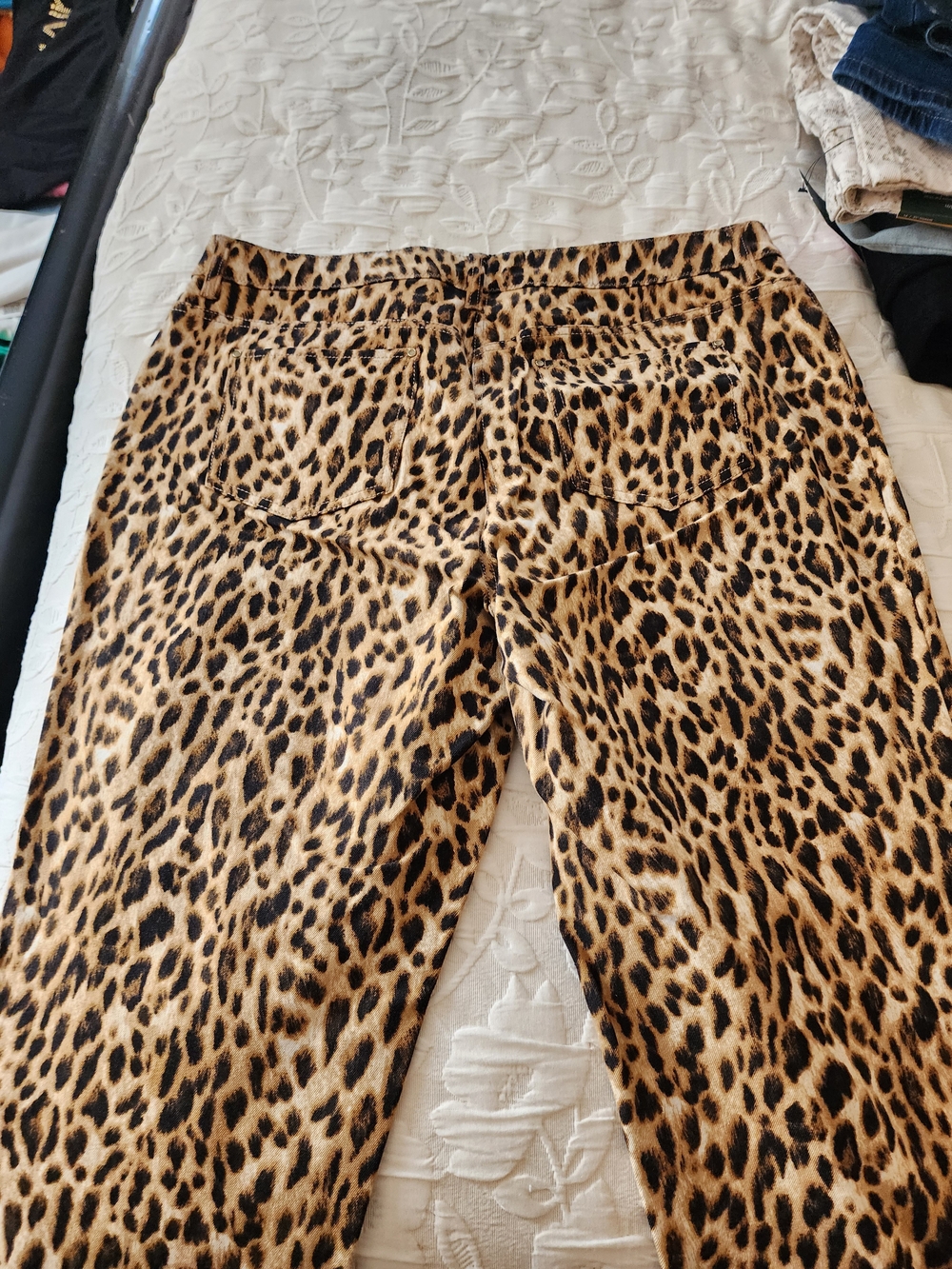 wild fable Leopard Print Capri Pants - Brown & Black - Picture 4 of 9